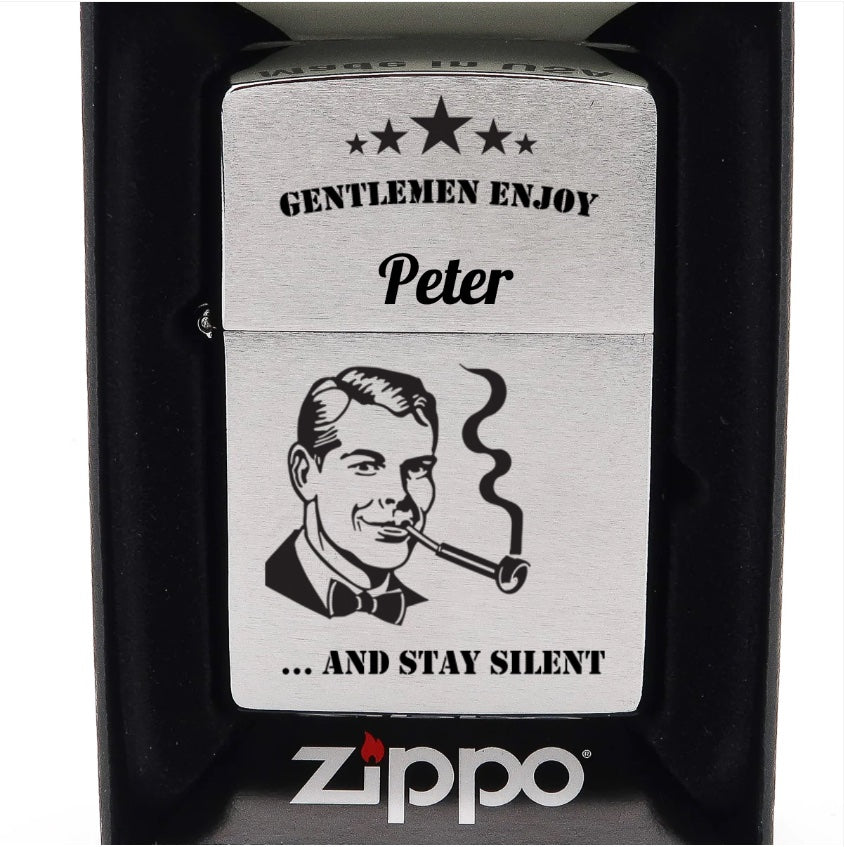Zippo Original Storm -myrskysytytin, jossa kaiverrus